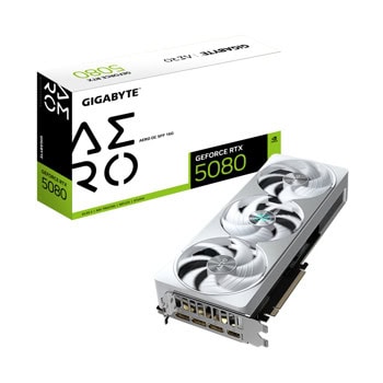 Видео карта Nvidia GF RTX 5080, 16GB, Gigabyte Aero SFF, OC, PCI-E 5.0, GDDR7, 256-bit, DisplayPort, HDMI | JAR Computers Gigabyte GV-N5080AERO OC-16GD