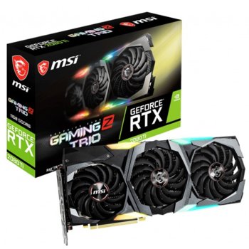 Видео карта Nvidia GeForce RTX 2080 Ti, 11GB, MSI RTX2080TI GAMING Z TRIO, PCI-E 3.0, GDDR6, 352bit, DisplayPort, HDMI, USB Type C | JAR Computers MSI RTX2080TI GAMING Z TRIO
