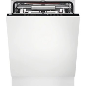 Съдомиялна за вграждане AEG FSE84717P, клас C, 15 комплекта, 7 програми, 4 температури, система ProWater, технология AirDry, ProClean, TimeBeam, бяла | JAR Computers AEG FSE84717P 19127
