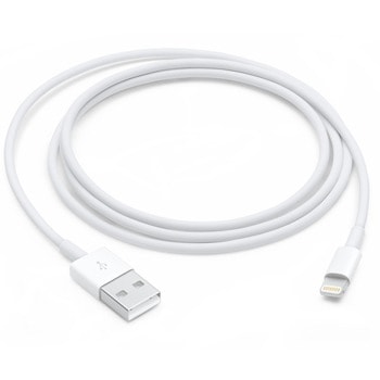 Кабел Apple, от Lightning(м) към USB (м), 1.0m, бял image