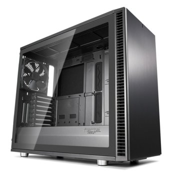 Кутия Fractal Design Define S2 Gunmetal - TG, mATX, ATX, ITX, EATX, USB 3.1 Gen 2 Type-C, черна, без захранване | JAR Computers Fractal Design Define S2 Gunmetal - TG