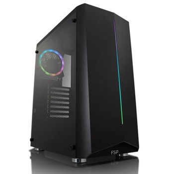 Кутия Fortron CMT151, ATX/mATX, 1x USB 3.0, прозорец, черна, без захранване | JAR Computers Fortron CM151 POC0000110
