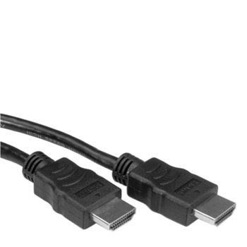 Кабел Roline, HDMI (м) към HDMI (м), 10м, черен | JAR Computers Roline HDMI (м) to HDMI (м) 10m 11.99.5546