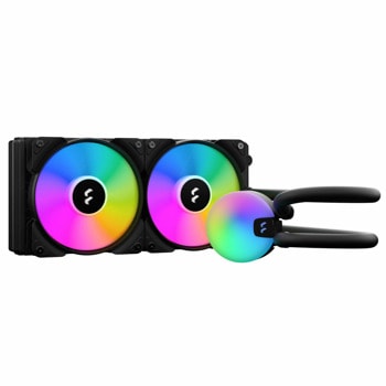 Водно охлаждане за процесор Fractal Design Lumen S24 RGB V2, съвместимост със сокети LGA 1700/1150/1151/1155/1156/1200/1366/2011/2011-3/2066 & AMD AM5/AM4/FM2+/FM2/FM1/AM3+/AM3/AM2+/AM2 | JAR Computers Водно охлаждане Fractal Design Lumen S24 RGB V2
