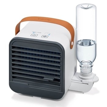 Настолен вентилатор Beurer LV 50 (68401_BEU), охлаждане и овлажняване с използване на вентилатор и принцип на изпаряване, 3 степени на мощност, сменяема бутилка 0.25l и филтър за изпаряване, бял image