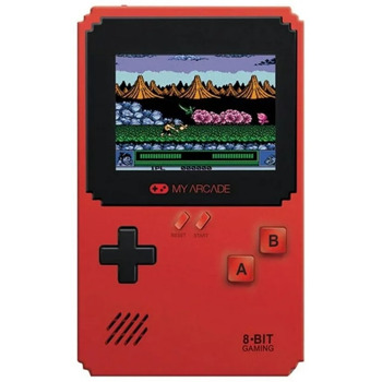 Мини конзола My Arcade Data East 300+ Pixel Classic, 2.5" цветен екран, преносима, 300+ вградени игри, червена | JAR Computers My Arcade Data East 300+ Pixel Classic