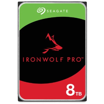 Твърд диск 8TB Seagate Ironwolf PRO Enterprise (ST8000NT001), SATA 6Gb/s, 7200rpm, 256MB кеш, 3.5"(8.89 cm) | JAR Computers Seagate Ironwolf PRO 8TB 3.5" ST8000NT001