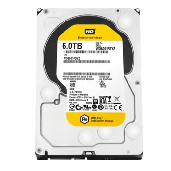 6TB WD Re WD6001FSYZ 7200rpm 128MB