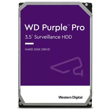 Твърд диск 10TB Western Digital Purple Pro Surveillance (WD101PURP), SATA 6Gb/s, 7200rpm, 256MB, 3.5" (8.89 cm) | JAR Computers WD Purple Pro Surveillance WD101PURP