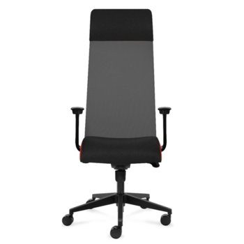 Президентски стол Tronhill Solium Executive (ON4010200076), дамаска и меш, 120 кг. максимално натоварване, 5 заключващи се работни позиции, тъмносив | JAR Computers Tronhill Solium Executive ON4010200076