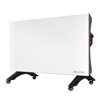 Конвектор Елдом RH02F20M-W, 2000W, 3 степени на мощност, защита от прегряване, биметален термостат, бял | JAR Computers Eldom RH02F20M-W