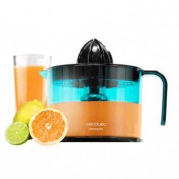 Цитруспреса Cecotec EssentialVita Adjust Black, 1л. вместимост, автоматично включване, включва филтър с цедка, въртене в две посоки, аАвтоматично стартиране, 40W, черна | JAR Computers Cecotec EssentialVita Adjust Black