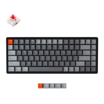 Клавиатура Keychron K2-C1, безжична, гейминг, механична, червени Gateron суичове, RGB подсветка, черна, Bluetooth, USB | JAR Computers Keychron K2-C1