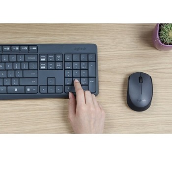 Logitech MK235 Combo Grey US INTL Мостра | JAR Computers Logitech MK235 Combo Grey US INTL Мостра