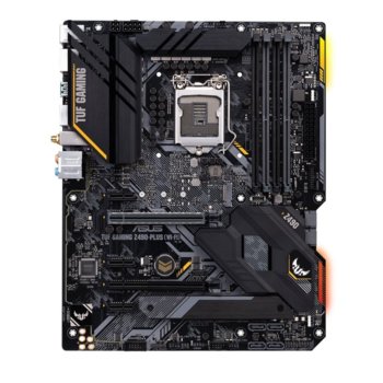 Дънна платка Asus TUF GAMING Z490-PLUS (WI-FI), Z490, LGA1200, DDR4, PCI-E 3.0, (HDMI&DP), CFX, SATA 6Gb/s, 2x M.2 Socket, 2x USB 3.2 Gen 2, Wi-Fi, Bluetooth, ATX | JAR Computers Asus TUF GAMING Z490-PLUS (WI-FI)