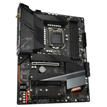 Дънна платка Gigabyte B560 AORUS PRO AX, B560, LGA1200, DDR4, PCIe 4, (DP&HDMI)(CF), 6x SATA 6Gb/s, 3x M.2, 1x USB 3.2 Gen 2x2, 1x USB 3.2 Gen 1, ATX | JAR Computers Gigabyte B560 AORUS PRO AX