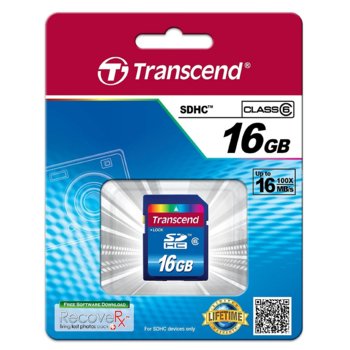Transcend 16GB SDHC (Class 6)