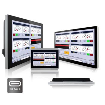 Дисплей Winmate R15L600-PTC3-C, тъч дисплей, 15" (38.1 cm), XGA, USB-C | JAR Computers Winmate R15L600-PTC3-C