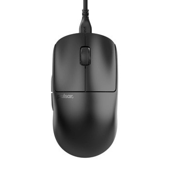 Мишка Pulsar X2, оптична (26 000 dpi), USB, черна, 6 бутона, гейминг, PAW3395 сензор | JAR Computers Pulsar X2 Wired Gaming Mouse Black PX2221D