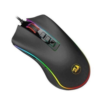 Мишка Redragon Cobra M711FPS-BK, оптична (24000dpi), 9 бутона, RGB подсветка, USB, черна image