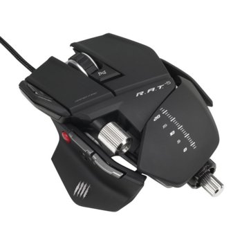 Mad Catz R.A.T. 5, лазерна, USB, черна