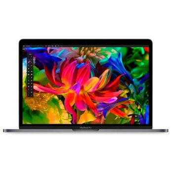Лаптоп Apple MacBook Pro 13(MPXR2ZE/A_Z0UJ00036/BG), двуядрен Kaby Lake Intel Core i5-7360U 2.3/3.6GHz, 13.3" (33.78 cm) WQXGA Retina дисплей(Thunderbolt 3), 8GB LPDDR3, 128GB SSD, 4x Thunderbolt 3, BG клавиатура, MacOSX Sierra, 1.37 kg | JAR Computers Apple MacBook Pro 13 MPXR2ZE/A_Z0UJ00036/BG
