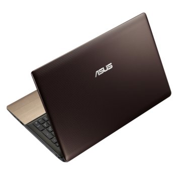 Лаптоп 15.6" (39.62 cm) Asus K55VD-SX554D, четириядрен Intel™ Core i7 3630QM 2.4/3.4GHz, HD LED Display & GeForce 610M 2GB (HDMI), 8GB, 1TB, 2xUSB3.0, no OS, 2.52kg, 2г. гаранция | JAR Computers 15.6" (39.62 cm) Asus K55VD-SX554D