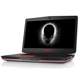 Лаптоп Dell Alienware 17 (5397063883066) (сребрист), четири-ядрен Skylake Intel Core i7-6700HQ 2.60/3.5GHz, 17.3"(43.94 cm) Ultra HD LED Display & GeForce GTX 980M 8GB (miniDP), 256GB SSD & 1TB HDD 7200 rpm, 3x USB 3.0, Windows 10 Home, 3.78kg | JAR Computers Dell Alienware 17 5397063883066