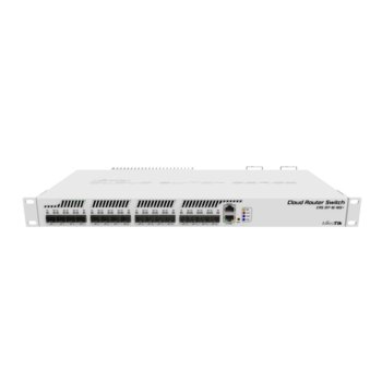 Суич Mikrotik CRS317-1G-16S, 1000 Mbps, Layer2, 16x SFP+ порта | JAR Computers Mikrotik CRS317-1G-16S+RM