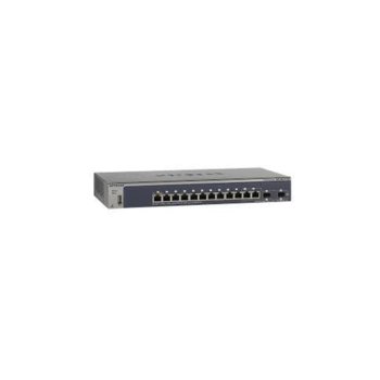 Суич Netgear M4100-D12G, 1000Mbps, 12-Port, (12 x Gigabit, 2x SFP shared), powered by PoE | JAR Computers Netgear M4100-D12G