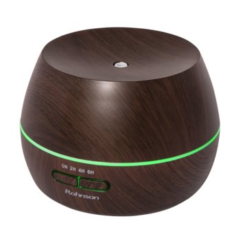 Овлажнител на въздух Rohnson R 9580, 10W, 300 ml. вместимост на резервоара, таймер, автоматично изключване, кафяв | JAR Computers Rohnson R-9580