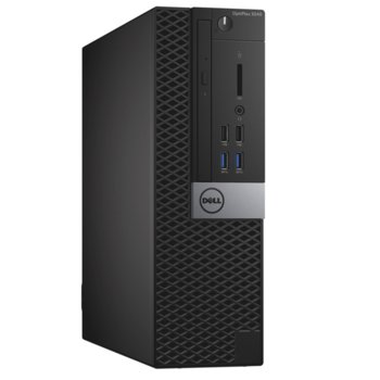 Настолен компютър Dell OptiPlex 3040 SFF (N030O3040SFF_UBU), дву-ядрен Skylake Intel Core i3-6100 3.7GHz, 4GB DDR3L RAM, 128GB SSD, 4x USB3.0, клавиатура и мишка, Linux, 6.1kg | JAR Computers Dell OptiPlex 3040 SFF N030O3040SFF_UBU