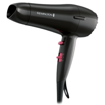 Сешоар Remington D2121, 1800W, 2 степени на температура, 2 степени на скорост, черен | JAR Computers Remington D2121