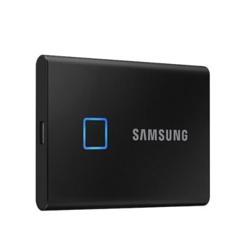 Памет SSD 2TB, Samsung T7 Touch (MU-PC2T0K/WW), USB 3.2, 2.5"(6.35 cm), скорост на четене 1050 MB/s, скорост на запис 1000 MB/s | JAR Computers Samsung MU-PC2T0K/WW