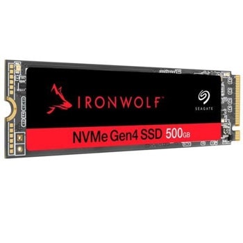 Памет SSD 500GB, Seagate IronWolf 525, NVMe, M.2 (2280), скорост на четене 5,000 MB/s, скорост на запис 2,500MB/s | JAR Computers Seagate IronWolf 525 ZP500NM3A002