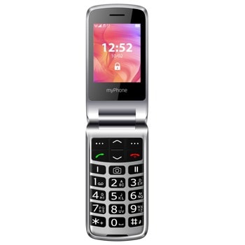 GSM MyPhone Rumba 2 (черен), 2.4" (6.10 cm) TFT дисплей, MediaTek MTK6261A, 64MB RAM, 128MB Flash памет (+microSD слот), 0.3 MPix камера, 70g | JAR Computers MyPhone Rumba 2 black