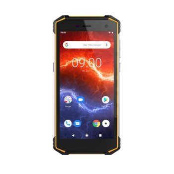 Смартфон MyPhone Hammer Energy 2 (оранжев), поддържа 2 sim карти, 5.5" (13.97 cm) HD+ дисплей, двуядрен MTK6761 2.0GHz, 3GB RAM, 32GB Flash памет (+ microSD слот), 13.0 MP camera, Android | JAR Computers MyPhone Hammer Energy 2