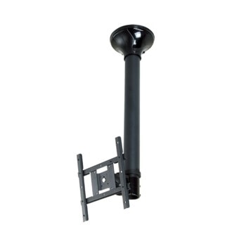 Стойка за телевизор NewStar FPMA-C200BLACK, за таван, за екрани от 10" до 40", VESA до 200x200 mm, макс. тегло до 20кг., регулируема, черна | JAR Computers NewStar FPMA-C200BLACK