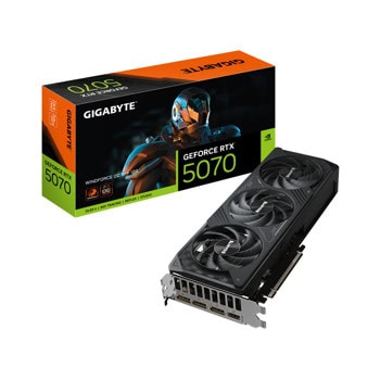 Видео карта Nvidia GF RTX 5070, 12GB, Gigabyte WINDFORCE SFF, OC, PCI-E 5.0, GDDR7, 192-bit, DisplayPort, HDMI | JAR Computers Gigabyte GV-N5070WF3OC-12GD