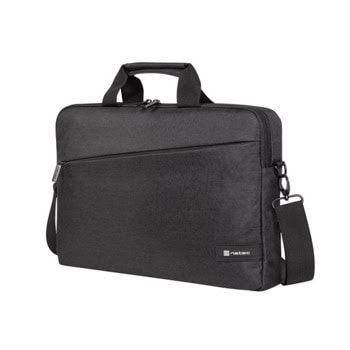 Чанта за лаптоп Natec Beira, до 15.6" (39.62 cm), полиестер, черна | JAR Computers NATEC Beira 15.6" Black NTO-2056