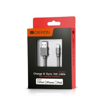 Canyon Charge n Sync MFI flat cable CNS-MFIC2DG