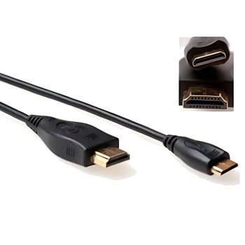 Кабел ACT AK3670, от HDMI(м) към HDMI Mini(м), 0.5m, черен, 2K@30Hz | JAR Computers ACT AK3670