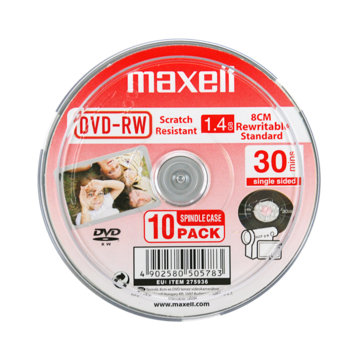 DVD-RW media 1.4GB, Maxell