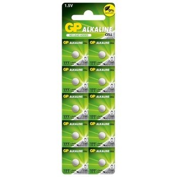 Батерия алкална GP 177, AG4, LR-626, 1.5V, 1бр. | JAR Computers Батерия алкална GP 177 AG4 LR-626 1.5V 1бр.