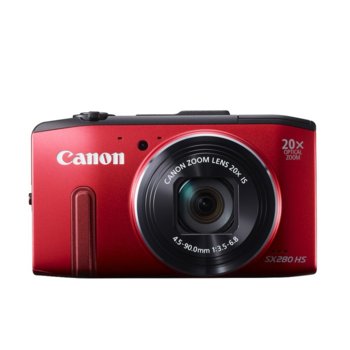 Canon PowerShot SX280 HS, червен