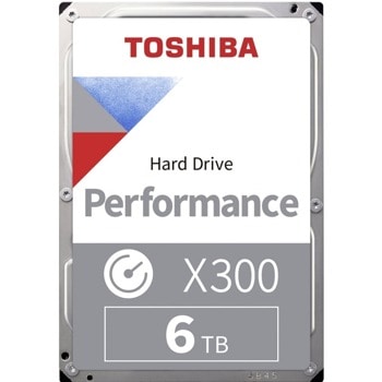 Твърд диск 6TB Toshiba X300, SATA 6Gb/s, 7200 rpm, 256MB, 3.5" (8.89cm), Bulk | JAR Computers Toshiba X300 16TB BULK HDWR160UZSVA