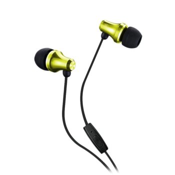 Слушалки Fenda Spiro E260, микрофон, тип "тапи", бутон за разговори, жълти | JAR Computers Fenda Spiro E260 Yellow