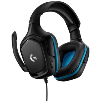 Гейминг слушалки Logitech G432 - 7.1 Surround Нару