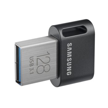 Памет 128GB USB Flash Drive, Samsung Fit Plus MUF-128AB/APC, USB 3.1 Gen1, черна | JAR Computers Samsung MUF-128AB/APC
