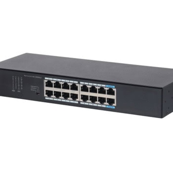 Суич Dahua S3016-16GT, 1000Mbps, 16x 10/100/1000 RJ45 | JAR Computers Dahua S3016-16GT
